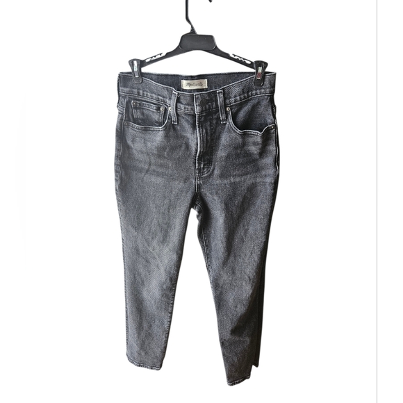 Madewell The Perfect Vintage Jeans Black Denim Women’s Size 26 High Rise - Picture 2 of 8